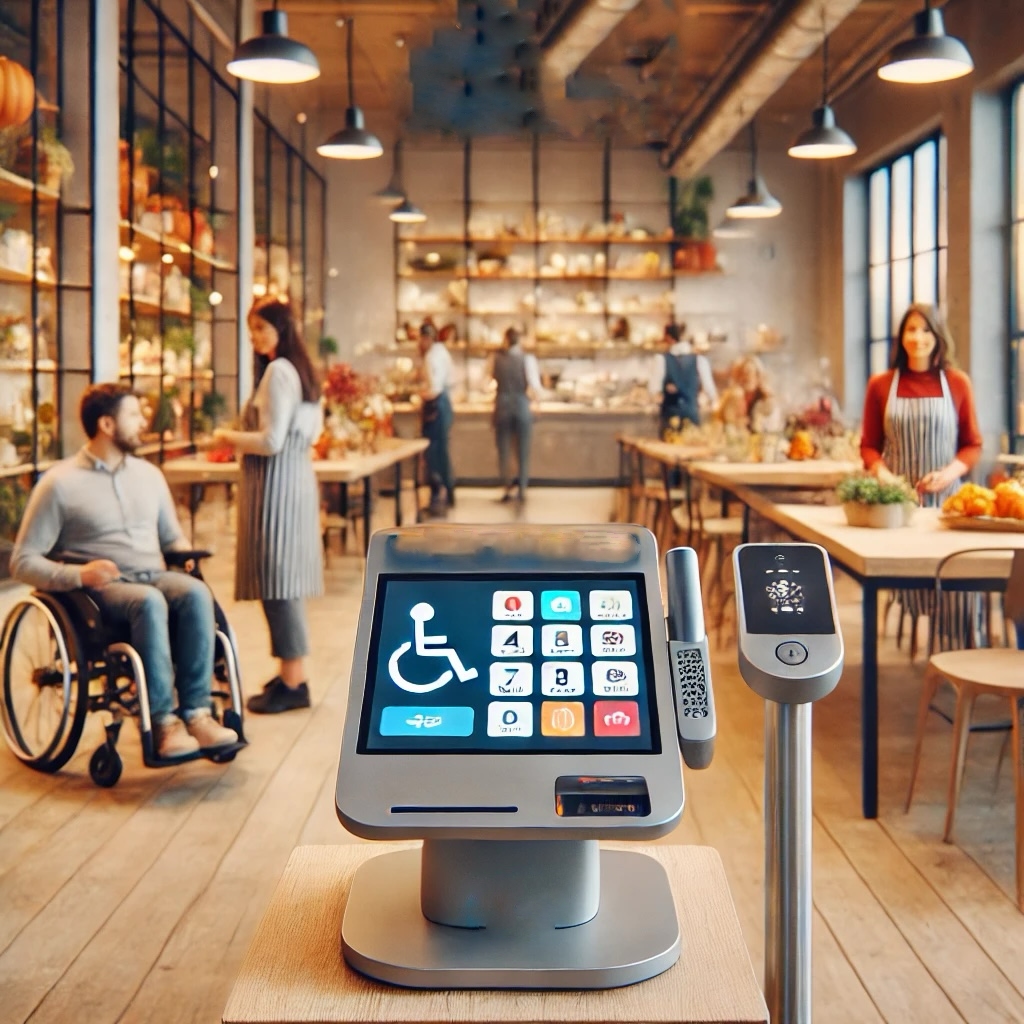 Barrierefreies Zahlungsterminal